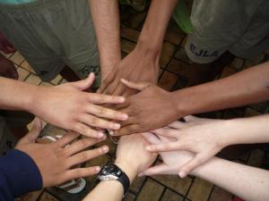 Us and young people from Degase Youth Detention Centre 